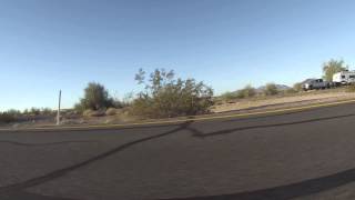 preview picture of video 'Interstate 8 Freeway West past Tacna, Arizona, Driver's side view, 30 June 2014, GP050067'