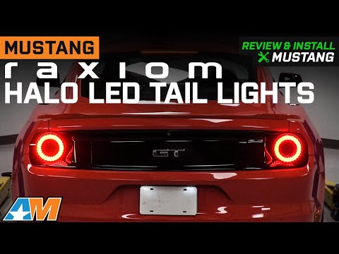 2015-2022 Mustang Raxiom Halo LED Tail Lights; Gloss Black Housing Review & Install