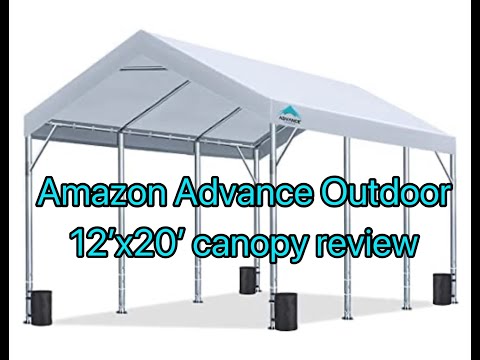 Amazon Advance Outdoor 12x20 canopy tent review