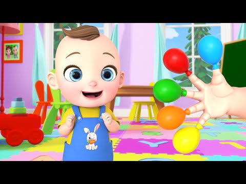 Apprendre LES COULEURS Avec La Famille Doigt - Comptine Finger Family en Français