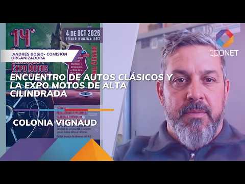 COLONIA VIGNAUD: ENCUENTRO DE CLÁSICOS Y EXPO MOTOS EN COLONIA VIGNAUD