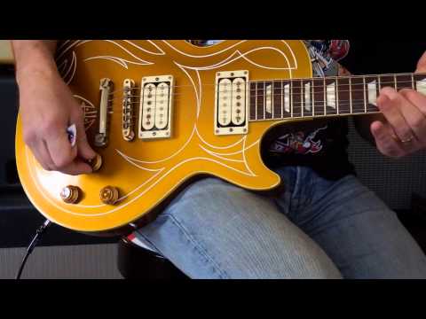 2014 Gibson Les Paul Billy Gibbons Goldtop Wizz pickups.