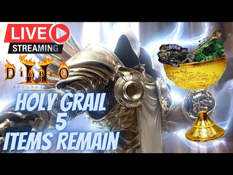 D2R Holy Grail 5 items left. Patch 2.4! FOH Pally today! !grail !tyrael !filter