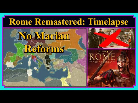 Time lapse | No Marian Reforms | Total War: Rome Remastered | A Wild Ride to Glory! | A.I. Only