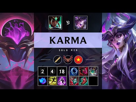 Karma Mid vs Syndra - VN Grandmaster Patch 25.18