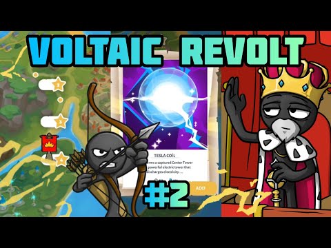 Stick War 3 NEW CAMPAIGN UPDATE! Versus Against Voltaics Spearton And Archidon Levels 3-4 On INSANE!