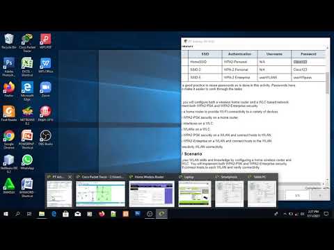 13.5.1 Packet Tracer - WLAN Configuration.