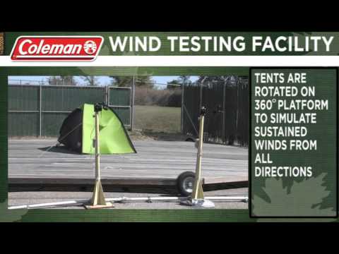 Coleman® Tent Wind Testing