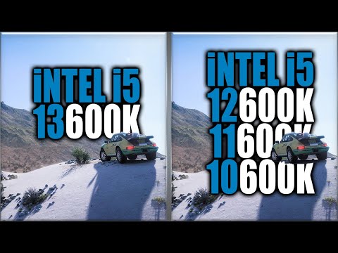 13600K vs 12600K vs 11600K vs 10600K #shorts - Tested 15 Games and Applications