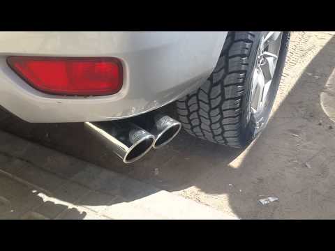 Borla exhaust on 2014 nissan patrol y62 SE Dubai.