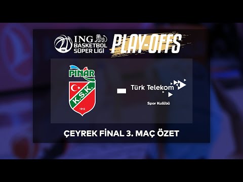 Pınar Karşıyaka-Türk Telekom Play-Off 3.maç özet görüntüler