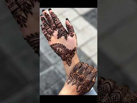 Elegant Floral Finger Mehndi Design 🌸✨