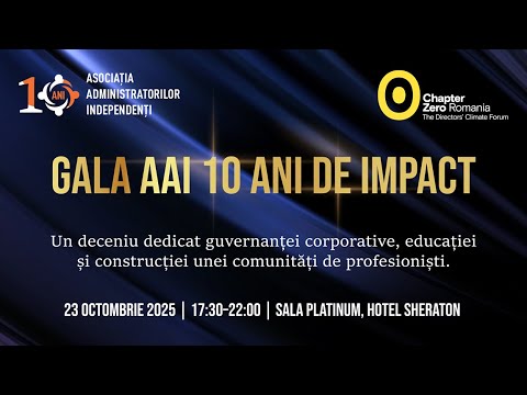 Gala AAI 10 ani de Impact