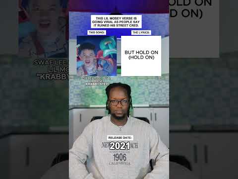 People Keep Saying This Lil Mosey Song Ruined His Street Cred: Krabby Step From "Sponge Bob" #shorts