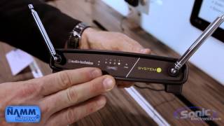 Video thumbnail for Audio Technica System 9 Wireless Microphone | NAMM 2013 by Sonic Electronix