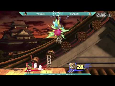 SOS36 Winners Quarter-Finals - V3|Isaiah (Ryu) vs SAK|Saiki (Fox)