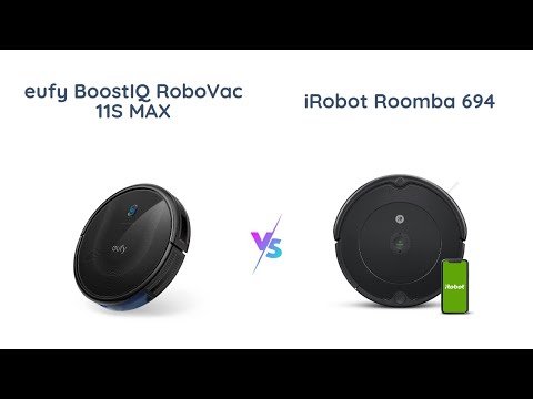 🤖🧹 Robot Vacuum Comparison! eufy BoostIQ RoboVac 11S MAX vs iRobot Roomba 694