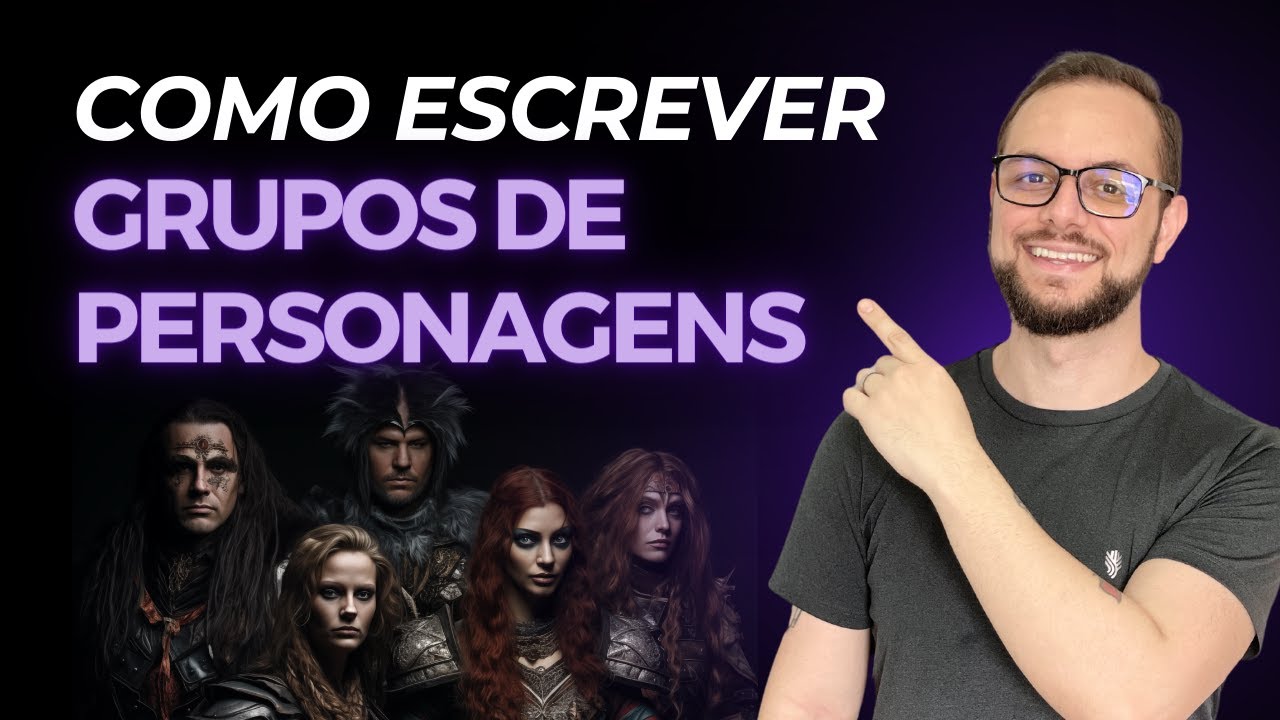Dominando a arte de escrever sobre grupos de personagens