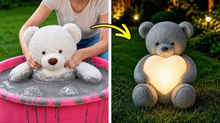 🏡 DIY CEMENT BACKYARD IDEAS THAT WILL BLOW YOUR MIND! 🤯🔥