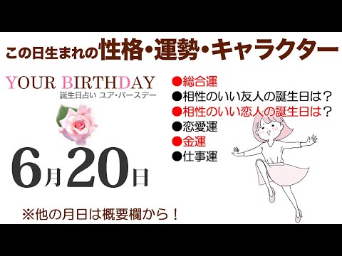 6月20日出生的人