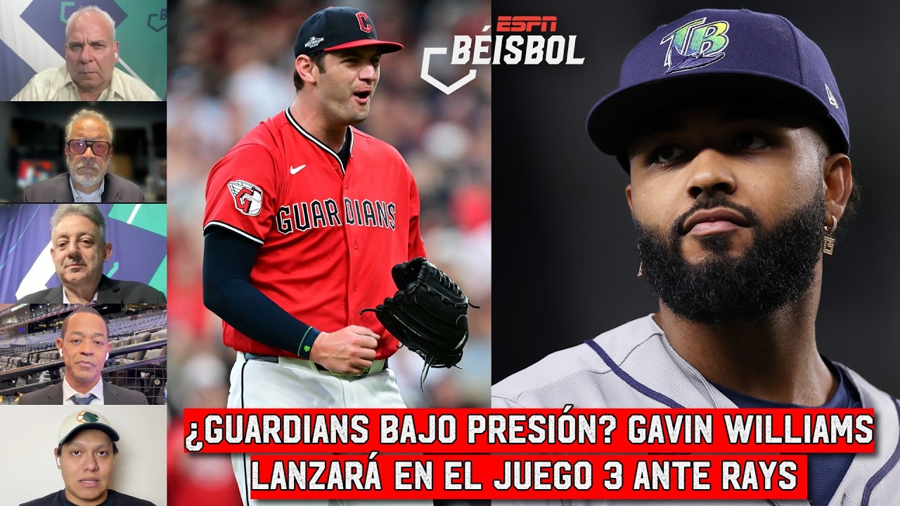 GUARDIANS tienen LA VENTAJA en el juego 3 de la ALCS con GAVIN WILLIAMS en la lomita | ESPN Beisbol