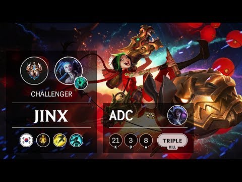 Jinx ADC vs Kai'Sa - KR Challenger Patch 9.9