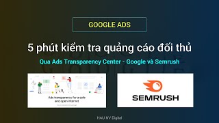 5 phút kiểm tra quảng cáo đối thủ qua Ads Transparency Center - Google