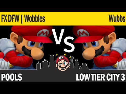 LTC3 Melee - FX DFW | Wobbles (Mario, ICs) vs Wubbs (Mario) - Pools