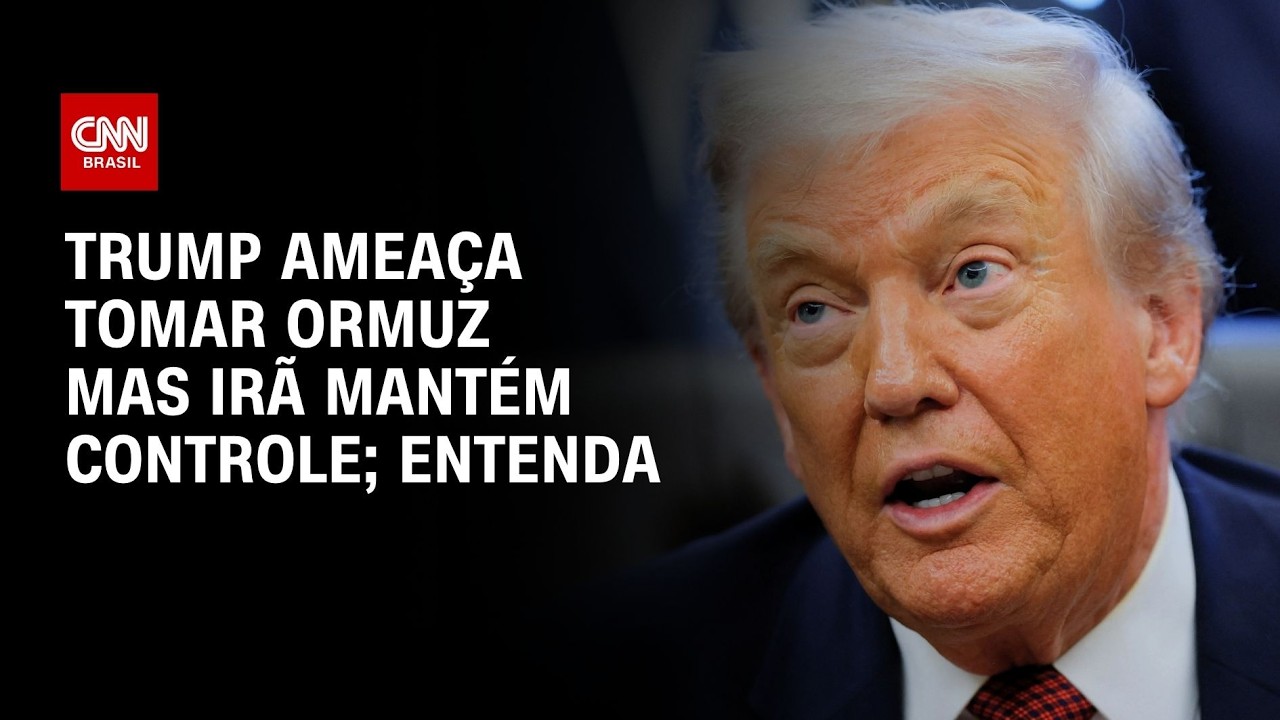 Trump ameaça tomar Ormuz, mas Irã mantém controle; veja no Olhar Externo | HORA H