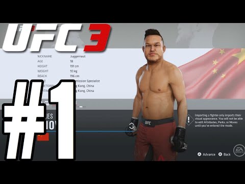 UFC 3 Light Heavyweight Career Mode Walkthrough Part 1 - THE SUBMISSION SPECIALIST!