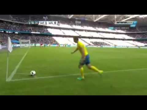 Lustig goal for Sweden vs Wales 2-0