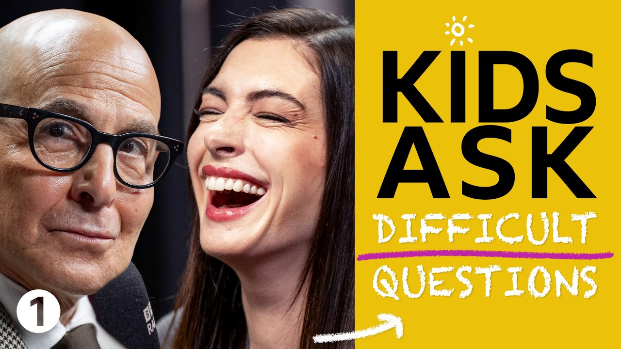 Kids ask Anne Hathaway and Stanley Tucci the toughest questions