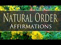 Natural Order Affirmations - Guided Mediation