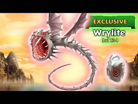 Wrylite (New Exclusive Whispering Death) Max Level 134 Titan Mode | Dragons: Rise of Berk