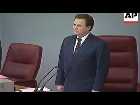 Congress Duma - Russian Anthem 1995 ENDS - 22.12.1995 - Госдумы Гимн России
