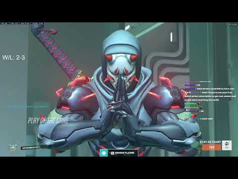 NECROS FASTEST GENJI ONE TRICK! POTG! [ OVERWATCH 2 SEASON 2 TOP 500 SEASON 3 ]