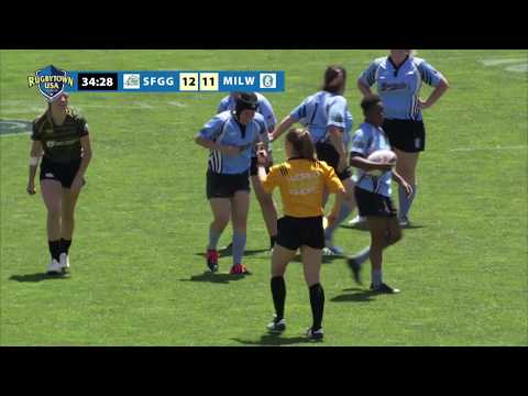 Yellow Card Maul Collapse: SFGG (Tyra Norlander) vs MILWAUKEE SCYLLA Women's D2 Final June 2017