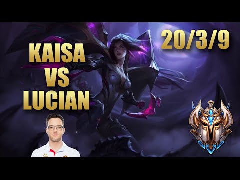 MAD Freeze Kaisa Adc Vs Lucian - KR Challenger Patch 9.20