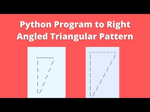 Right Angled Triangle Python Right Angled Triangular Pattern Ccbp Assignment 10 Question Answer