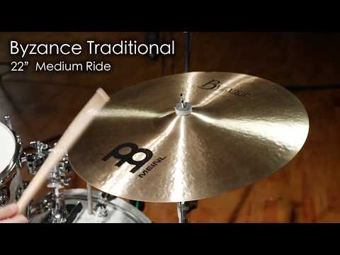 Meinl Cymbals B22MR Byzance 22" Traditional Medium Ride Cymbal