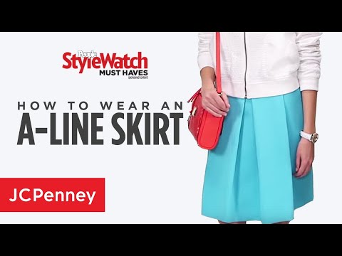 How to Style A-Line Skirts | Skirt Styles from JCPenney