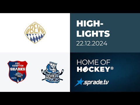 22.12.2024 - Highlights - ESC Kempten vs. HC Landsberg Riverkings