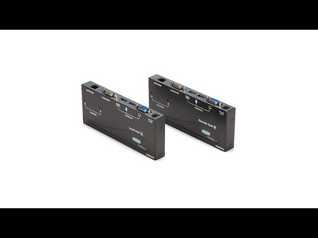 Vídeo relacionado con StarTech.com Cable KVM de 3m Ultra Delgado Todo en Uno VGA USB HD15 - 10ft Pies 2 en 1