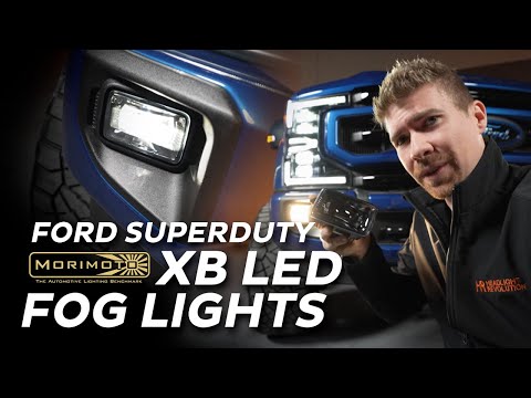 The best blackout style LED projector fog lights for the Ford Super Duty, 2017-2022 F250, F350, F450