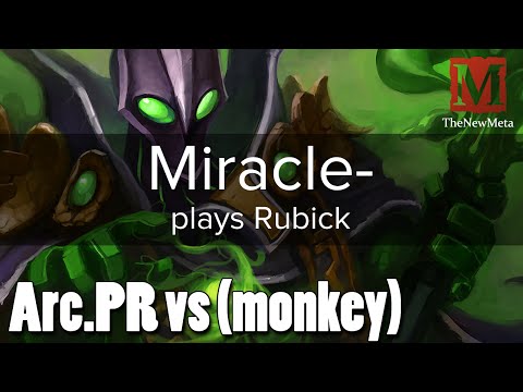 Miracle- plays Rubick (Arc.PR vs (monkey)) Full Game
