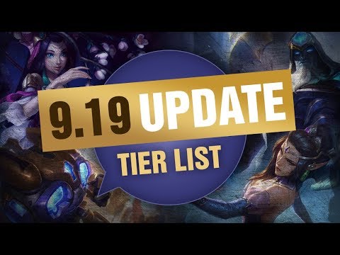 UPDATED Mobalytics Patch 9.19 Tier List New OP Champions and Q&A - League of Legends