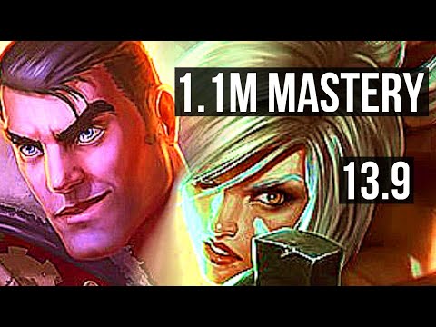 JAYCE vs RIVEN (TOP) | 4/0/6, 800+ games, 1.1M mastery | KR Master | 13.9