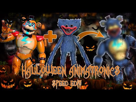[FNAF | Halloween Video] Making Animatronics in the Style of Horror Games and Movies Characters!🎃👻🦇
