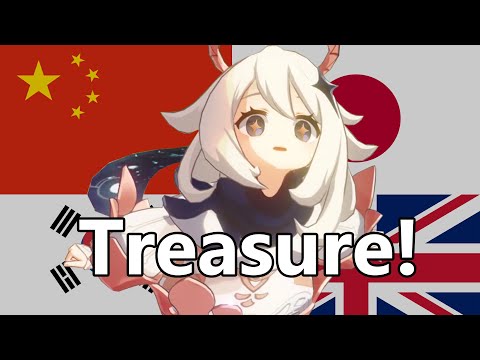 Paimon's Treasure Obsession in All Languages [Genshin Impact]