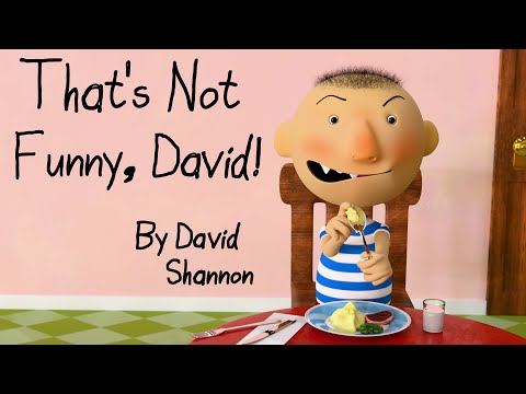 ✨ "That's Not Funny, David" Comes to Life! Animated Children's Book! 🎬